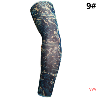 VVV 1PC TATTOO Sleeve ยืดสติกเกอร์รอยสักชั่วคราว Sun Protection oversleeve