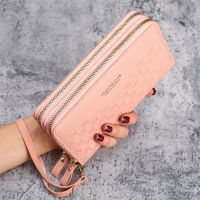 Dompet Wanita Kulit Pu Dompet Wanita Dompet Wanita Ritsleting Panjang Mode Dompet Wanita Dompet Panjang Wanita Tempat Koin Uang Ritsleting Dompet Wanita