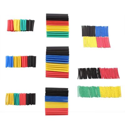 164pcs Set Polyolefin Shrinking Assorted Heat Shrink Tube Wire Cable Insulated Sleeving Tubing Set Electrical Circuitry Parts