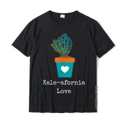 Funny Witty Plant Kale-Afornia Love Pun Garden T-Shirt Coupons Man T Shirts Cotton Tops &amp; Tees Printed