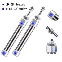 +[; CDJ2B Type Mini Stainless Steel Pneumatic Cylinder Double Acting CDJ2B10 CDJ2B16 Small Single Rod Air Cylinder