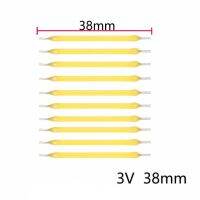【✔In stock】 zao063669 10ชิ้น Dc3v หลอดเอดิสันแบบวินเทจอุปกรณ์เสริมไส้หลอด20มม. 38มม. 130มม. ไส้หลอดซ่อมแซมโคมไฟเส้นใยแบบทำมือการตกแต่งบ้าน