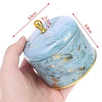 【jw】✠✆  1Pcs Round Tin Jewelry Coin Cans Storage Makeup