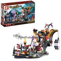 ProudNada Toys ของเล่นเด็กชุดตัวต่อเลโก้ปีศาจ S SD3351 Ghost Tribes 349+PCS SD3351