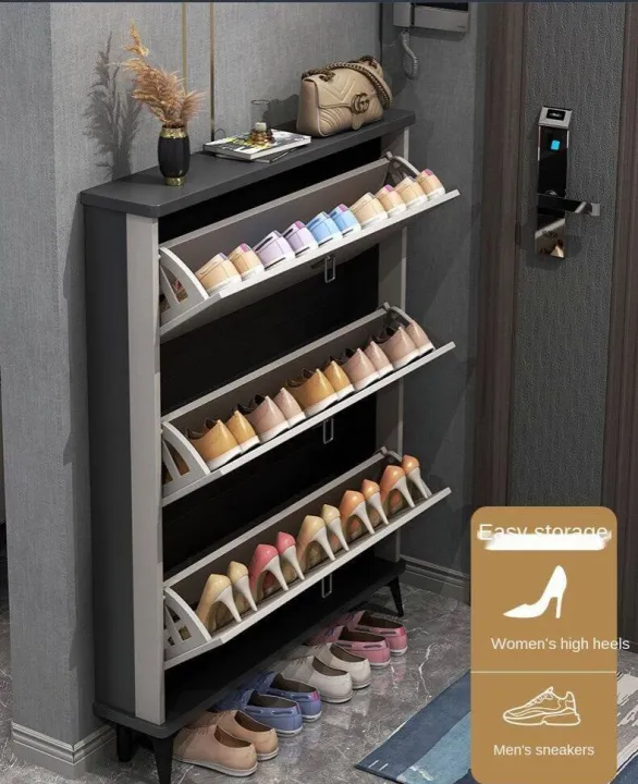 Shoe Rack Italian Style Shoe Rack Family Door Large Capacity Shoe Rack