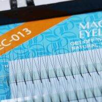 ธรรมชาติ 0.07 มม. ขนตา Super Soft Silk 3D ปลอมทำด้วยมือปลอมแต่งหน้า Eyelash Cilia Beauty Extensions