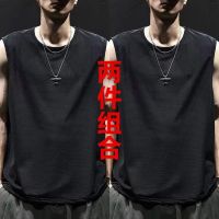 Woodpecker Ice Silk Vest Mens Vest Quick-drying Ice Feel Loose Large Size Mens Sports Basketball Fitness T-Shirt Trendy Original