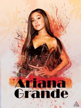 Ariana Grande 'Vintage Red' Poster