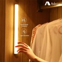 LED Cabinet Light Wireless Dimming USB Rechargeable Motion Sensor Control Night light Lighting Night Lamp For Kitchen Bedroom Night Lights