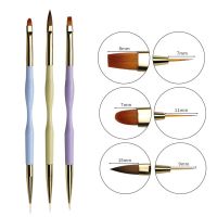 3Pcs/5Pcs Dual End Nail Art Brush Nail Art Line Painting Pen Acrylic  Dotting Tools Brushes for Manicure Drawing Nail Art Tool Artist Brushes Tools