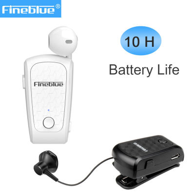 FineBlue FQ10 pro Retractable Wireless Bluetooth Earphones Handsfree Portable Headset Clip Stereo Headphone 10 hours Phone Call