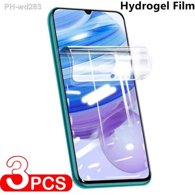 3Pcs Hydrogel Film For Xiaomi Redmi 10C 10A 10 9C 9A 9T 9 8 7 Screen Protector For Xiaomi Redmi K50 K40 Pro Gaming K40S Film