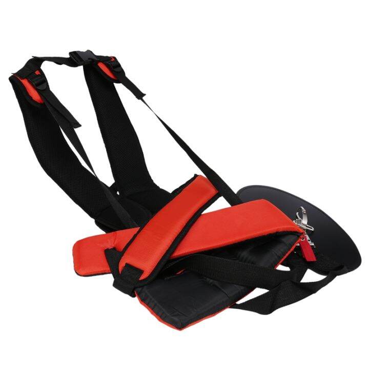 double-shoulder-w-shape-harness-strap-comfortable-labor-saving-strimmer-padded-belt-for-brush-cutter-trimmer