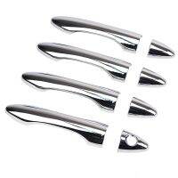 【CW】 FIT FOR HYUNDAI TUCSON IX35 2010 2011 2012 2013 2014 CHROME SIDE DOOR HANDLE BAR COVER CATCH TRIM MOLDING CAP ACCESSORIES