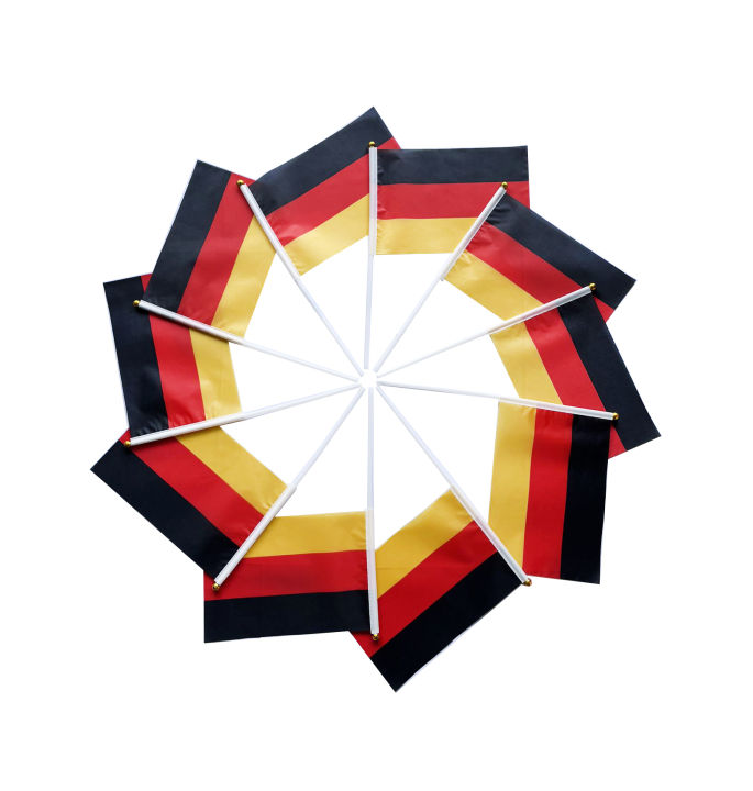 ธงเยอรมัน-ชุดธงโบกเยอรมัน-ชุดธงถือเยอรมันขนาดเล็ก-พร้อมส่ง