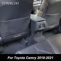 ที่หุ้มป้องกันการแผ่นเตะที่นั่งด้านหลังสำหรับ Toyota Camry 2018-2022อุปกรณ์เสริมสำหรับแต่งรถป้องกันการเสื่อแบบหนา