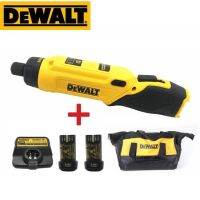 DEWALT 7.2V DCF680ไขควงไขควงไฟฟ้าแบบพกพาปรับความเร็วได้เหนี่ยวนำด้วยแรงโน้มถ่วงแบตเตอรี่ลิเธียม