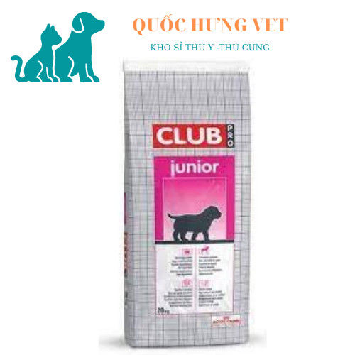 Thức ăn cho chó con Royal Canin Club Pro Junio A3 - Bao 20kg - QUỐC HƯNG  VET 