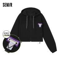 Semir เสื้อแจ็กเก็ตผู้หญิงรุ่นพื้นฐาน,เสื้อผ้าแนวสตรีทเข้าได้กับทุกชุดมีสไตล์ฤดูใบไม้ผลิและฤดูใบไม้ร่วงเสื้อผ้าแขนยาวชุดคู่ Bf Ins