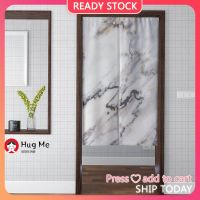 Door CurtainImitation marble style Thickened Cotton Living Room Kitchen Childrens Room Home Decor Multi-Size Noren High Quality Doorway Curtain