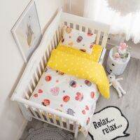 [COD] shipping cartoon kindergarten quilt three-piece set baby bedding six-piece childrens