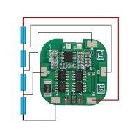 4S 8A BMS 14.8V 18650 Li-Ion แบตเตอรี่ลิเธียมบอร์ดซ่อมโทรศัพท์มือถือตารางการป้องกันการลัดวงจรไฟฟ้า PCB สำหรับเจาะมอเตอร์/แบตสำรอง/แอลอีดี