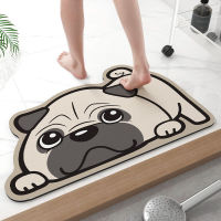 Anti-slip Napa Bathroom Absorbent Dry Feet Doorway Cartoon Car Rug Family Entrance Door Floor Mat Bedroom Kitchen Decoration