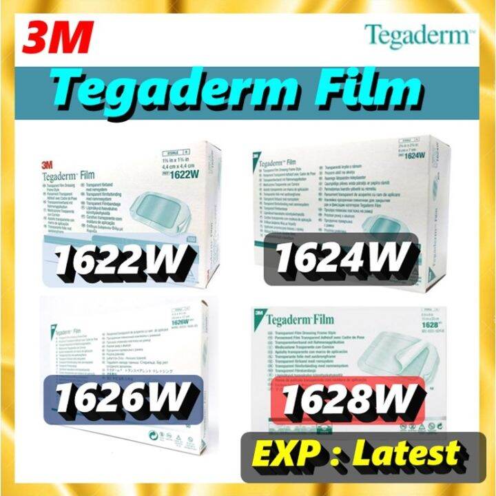 [3M] Tegaderm Film Dressing / 1622w 1624w 1626w 1628w Bandage Lazada PH