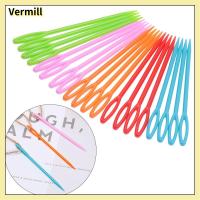 VERMILL 20/50pcs มีประโยชน์ พลาสติก ขนสัตว์ เส้นด้ายถัก เข็มถัก ชุดตะขอถัก เครื่องมือเย็บผ้า