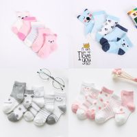 5 Pairs/Lot Baby Socks For Newborns Infant Cute Cartoons Soft Cotton Socks Summer 0-24 Month Boy Girl Lovely Mesh Kids Gift CN