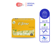 Combo 10 Gói Giấy Rút Lụa Tre Elene 100 Tờ 3 Lớp Được Làm Từ 100% Bột Tre