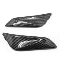 รถจักรยานยนต์ Hydro Dipped คาร์บอนไฟเบอร์เสร็จสิ้นถังด้านข้างฝาครอบ Trim แผง Fairing สำหรับ HONDA CBR1000RR 2004-2007