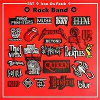 【hot sale】 ✜❐ B15 ☸ Rock Band Collection Series 06 - Rock N Roll Iron-on Patch ☸ 1Pc Hiphop DIY Sew on Iron on Badges Patches