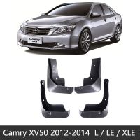 บังโคลนหน้าหลัง4ชิ้นสำหรับรถ Toyota Camry XV50 50 2012 2013 2014อุปกรณ์ป้องกันไฟลุกบังโคลนบังโคลนยางกันโคลน