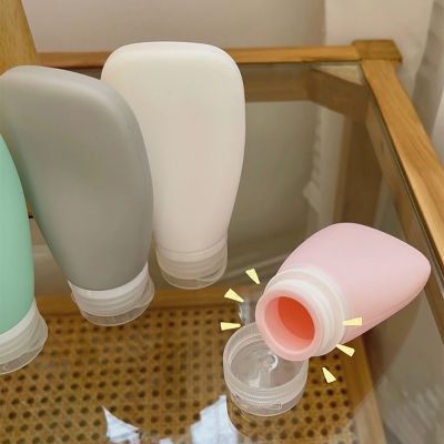 【CW】 30ml/60ml/90ml Silicone Bottles Sub-packaging Storage Leakproof Refillable Bottle for Shampoo Products