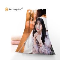 【Yayi is blessed by incense】ปรับแต่ง GFRIEND Eunha 35x75ซม. ออกกำลังกายทุกวันออกกำลังกายผ้าขนหนูไมโครไฟเบอร์ใบหน้าแห้งเร็ว