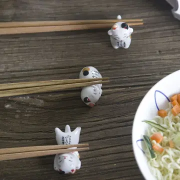 Jubee Cat Shaped Spoon Holder Fork Knife Holder Chopsticks Holder Japanese  Cat Holder Set Of 6 Star Wars Chopsticks Chopsticks