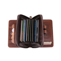 JOGUJOS RFID Mens Wallet Bags Genuine Cowhide Leather Coin Purse for Men Credit Card Holder Wallets Driver’s License Card