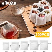 【CW】☜❍♞  100Pcs Disposable Teabags Scented with String Filter Paper for Herb Loose Accessories Tools