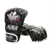 Open Fingers Mens/Womens Boxing Muay Thai MMA Gloves Sanda Sparring Martial Arts Wushu Training Mitts Fight Gear 2018 DEO