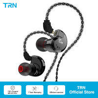 TRN V80 2DD + 2BA híbrido en la oreja auricular HIFI DJ Monitor correr deporte Auriculares auriculares con 2 pines desmontable