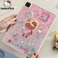 Sanrio H Ello K Itty Kawaii กรณี9 10รุ่น10.9นิ้วแบนกรณีแท็บเล็ต10.2นิ้ว P RO 11 2022อากาศ3 4 5 10.5 ปก