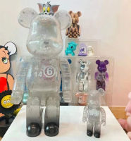 จุด Bearbrick 1000 หมีคูเปอร์ริก 积木熊 หมีความรุนแรง 70CM มาเก๊า MM6 ตุ๊กตายอดนิยม เล่นน้ำ อุปกรณ์ภายในบ้าน ของตกแต่ง