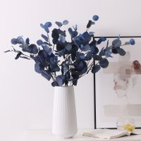 【hot】▲✲  Artificial Faux Leaves Eucalyptus Branch Wedding Decoration Silk Flowers Fake Wall Arrangement