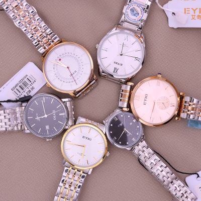 ✌11♀ใหม่เอี่ยมรับสินค้าราคาถูก Julius Aiki EYKI หางหางสินค้านาฬิกากล่องทึบของเล่นผู้ชายและผู้หญิงนาฬิกาควอตซ์นักเรียนเสริมปฏิทินสายเหล็ก