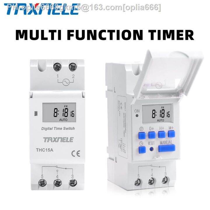 electronic-weekly-7-days-programmable-digital-time-relay-timer-switch-control-ac-220v-230v-12v-24v-48v-16a-din-rail-mount-thc15a