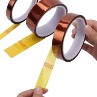 30 Meters/Reel High Temperature Heat BGA Thermal Insulation Tape Polyimide Insulating Adhesive 3D Printing Board Protection Tape Adhesives  Tape