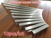 ✌ 10pcs/lot 10x20mm Square Bar door handle Stainless Steel Kitchen Door Cabinet Handle Pull Knob