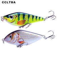 CCLTBA Glider Jerkbait 7cm/7.5cm Hard Baits Fishing Lures Plastic Artificial Wobblers Rattle Lure Pike Bass Fishing Jerk Tackle