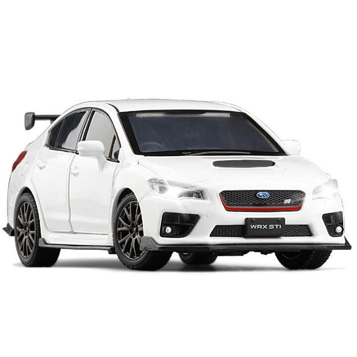 1-32-subaru-sti-wrx-2016-supercar-ล้อแม็ก-d-iecast-รถโมเดลขนาดเล็กรุ่นด้วยแสงรุ่นสำหรับเด็กรถ